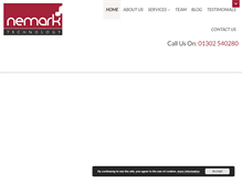 Tablet Screenshot of nemark.co.uk